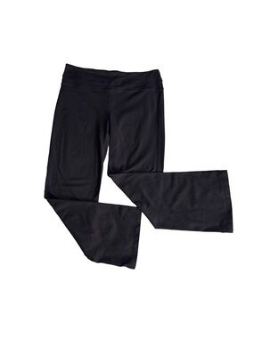 PRANA Women’s Black Flared Yoga Pants Leggings L High Rise Athletic Luxe